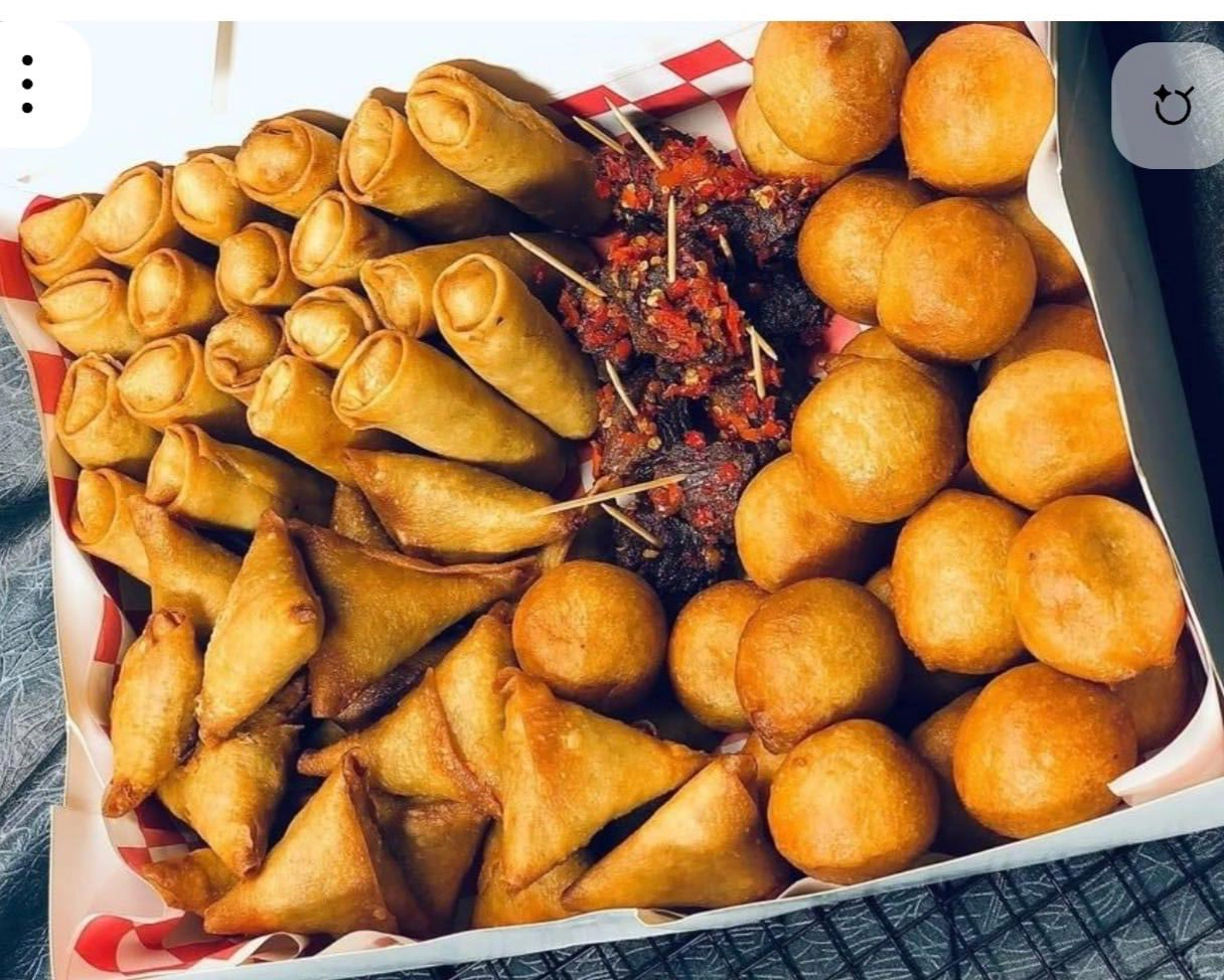 A platter of Small Chops